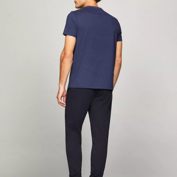 new with tags Tommy Hilfiger Embroidered Heritage Crest Logo T-Shirt - NAVY BLUE - Picture 7 of 7